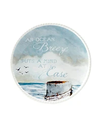 Certified International Shorebirds Canape Plates, Set of 4