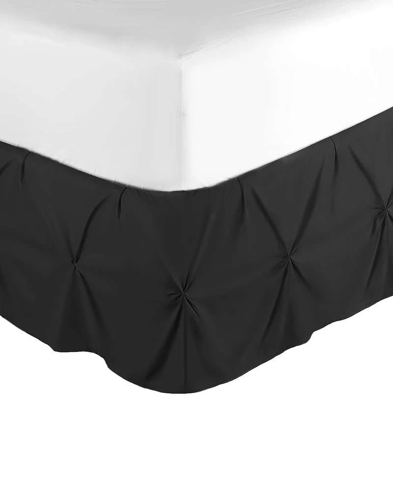 Nestl Bedding 14" Tailored Pinch Pleated Bedskirt, California King