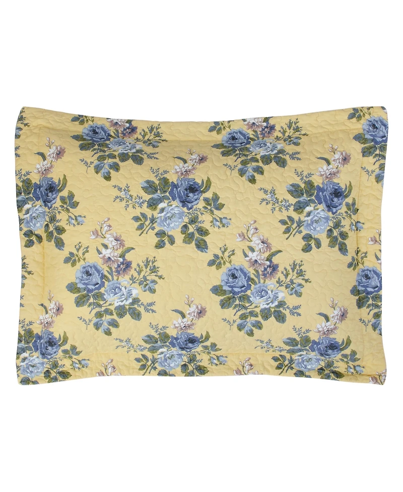 Laura Ashley Linley Cotton Reversible -Pc. Quilt Set