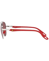 Ray-Ban RB3696M Scuderia Ferrari Collection 51 Unisex Polarized Sunglasses