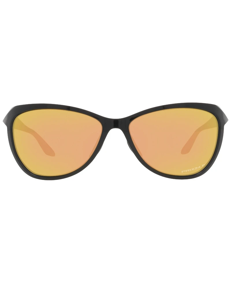 Oakley Women's Polarized Sunglasses, OO9222 Pasque 60