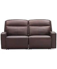 Closeout! Dextan Leather 2-Pc. Sofa with 2 Power Recliners, Created for Macy's