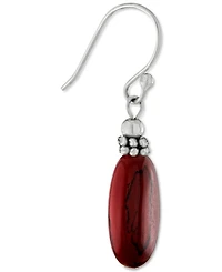 Giani Bernini Amethyst Drop Earrings (11 ct. t.w.) in Sterling Silver, (Also in Turquoise, Sodalite, Rose Quartz, & Red Jasper), Created for Macy's