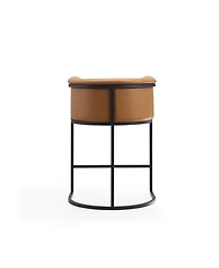 Manhattan Comfort Cosmopolitan Leatherette Upholstered Counter Stool