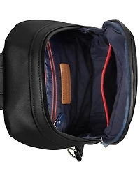 Tommy Hilfiger Men's Leo Logo Embossed Sling Backpack