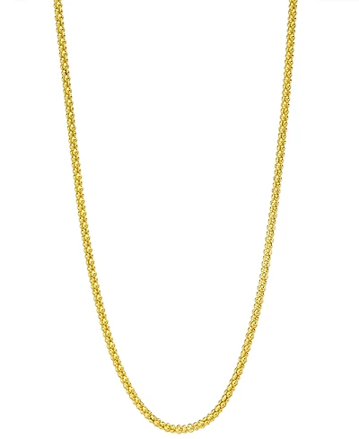 Popcorn Link 30" Chain Necklace (1-3/4mm) in 14k Gold