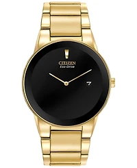 Citizen Men's Axiom Eco-Drive Gold-Tone Stainless Steel Bracelet Watch 40mm AU1062-56E