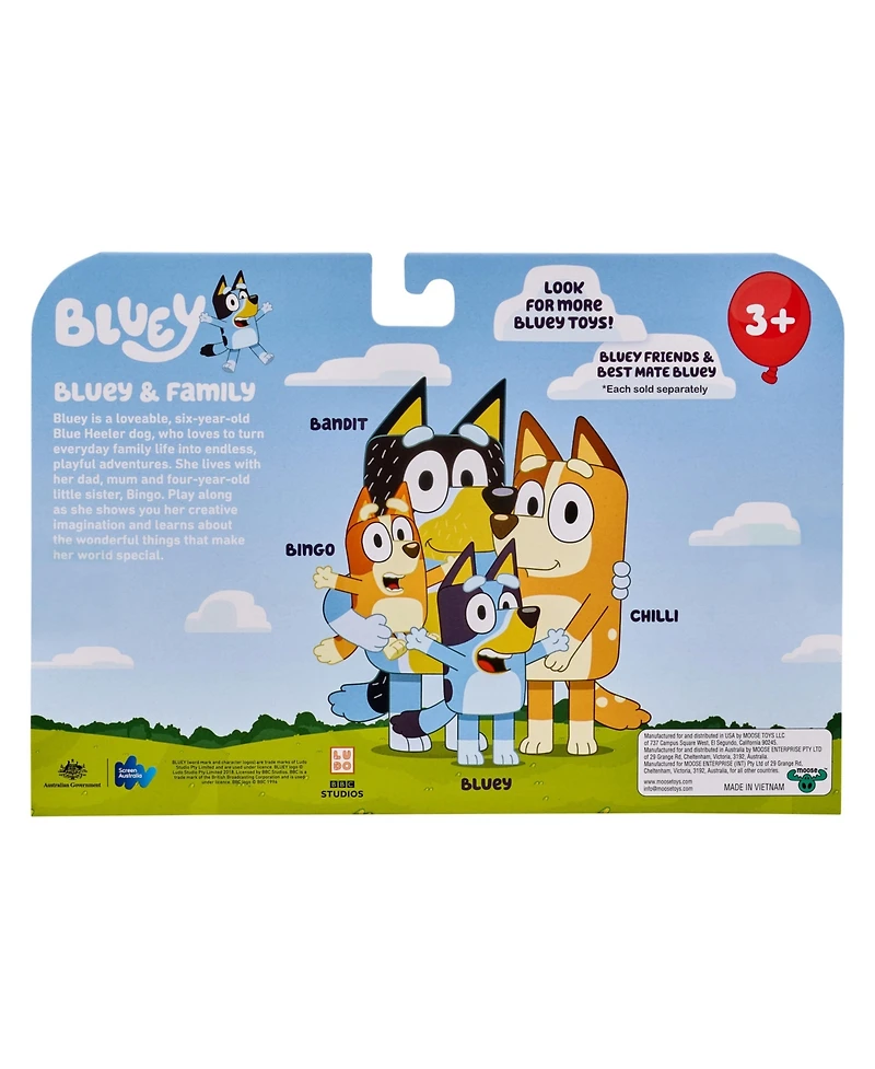 Bluey Figure Series 5, Set of 4