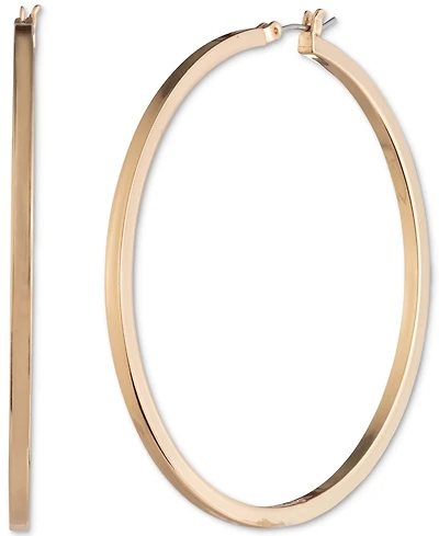 Karl Lagerfeld Paris Large Hoop Earrings, 2.4"
