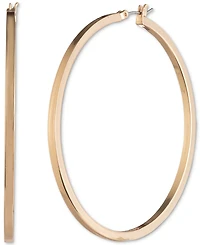 Karl Lagerfeld Paris Large Hoop Earrings, 2.4"