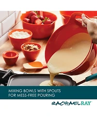 Rachael Ray 10-Pc. Mix and Measure Mixing Bowl Measuring Cup Utensil Set
