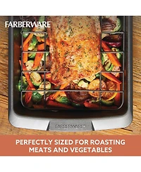 Farberware Bakeware Nonstick Roaster with U-Rack