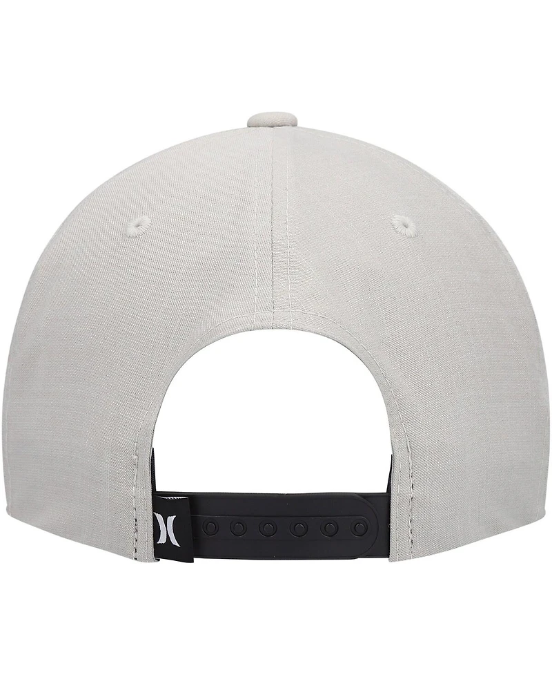 Men's Hurley Heather Gray H20-Dri Point Break Snapback Hat
