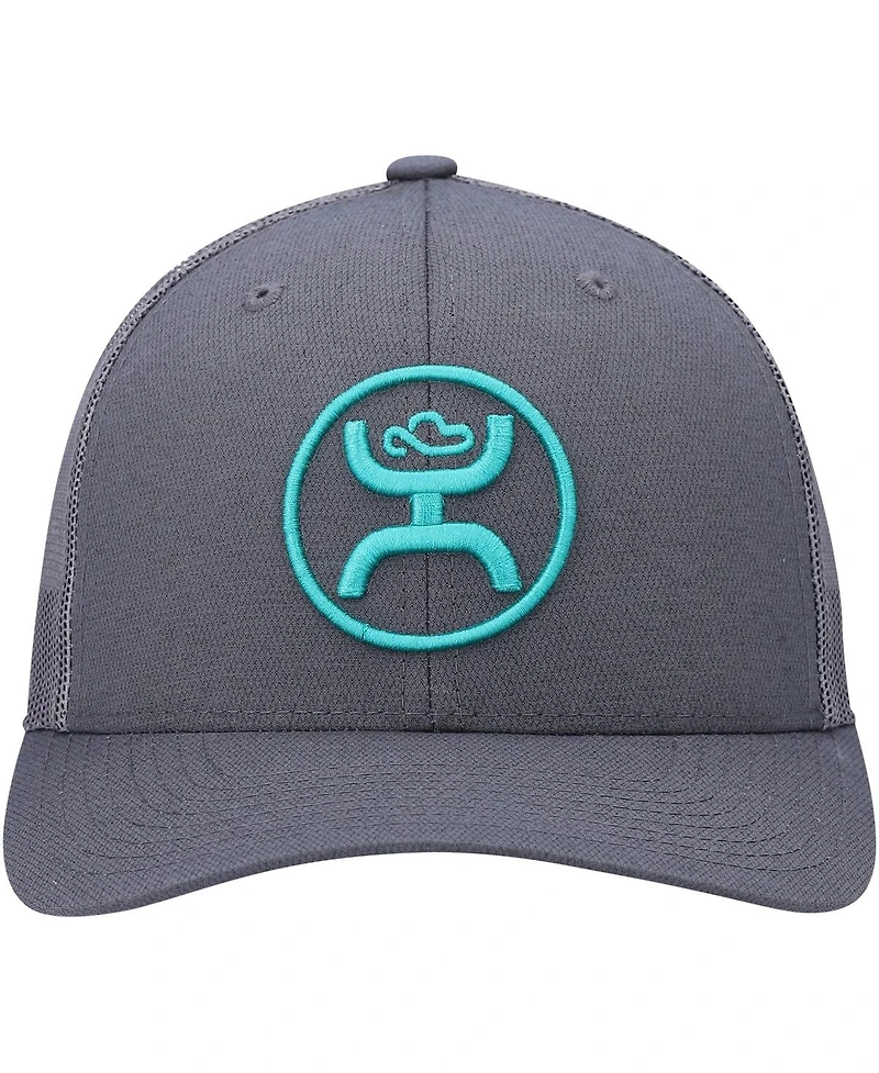 Men's Hooey Graphite O Classic Trucker Snapback Hat