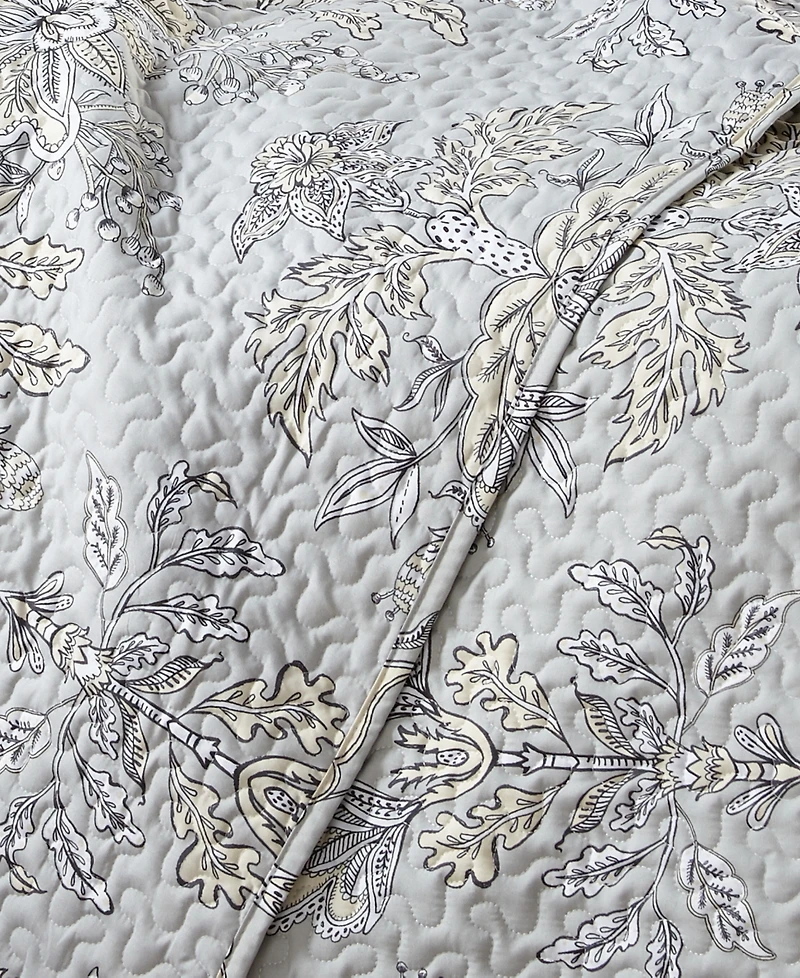 Southshore Fine Linens Vintage-Look Garden 3-Pc. Quilt Set