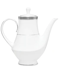 Noritake Dinnerware, Crestwood Platinum Coffee Pot