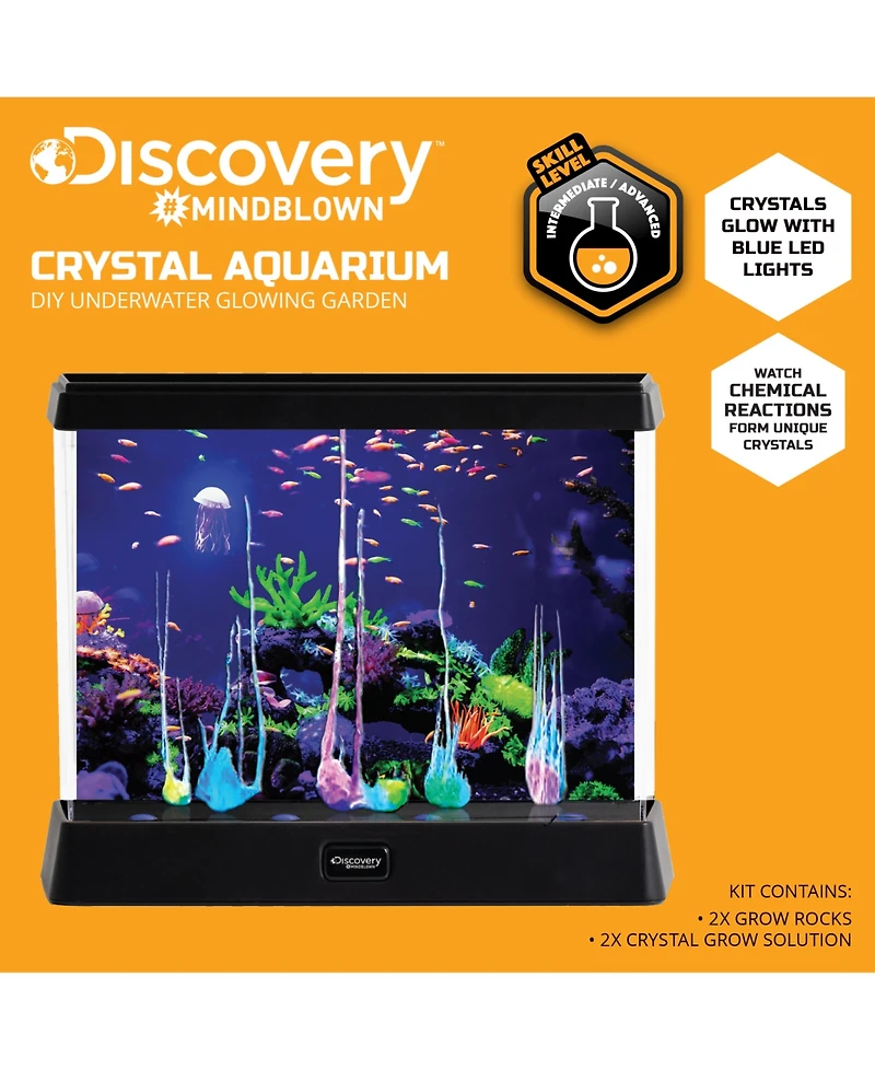 Discovery #Mindblown Crystal Aquarium Tank Diy Underwater Garden