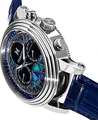 Heritor Automatic Men's Legacy Leather-Band Watch w/Day/Date