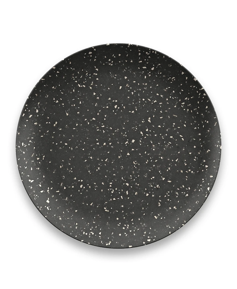 Abode Homewares Orion Speckles 6-Piece Dinner Plate Set, 10.5"