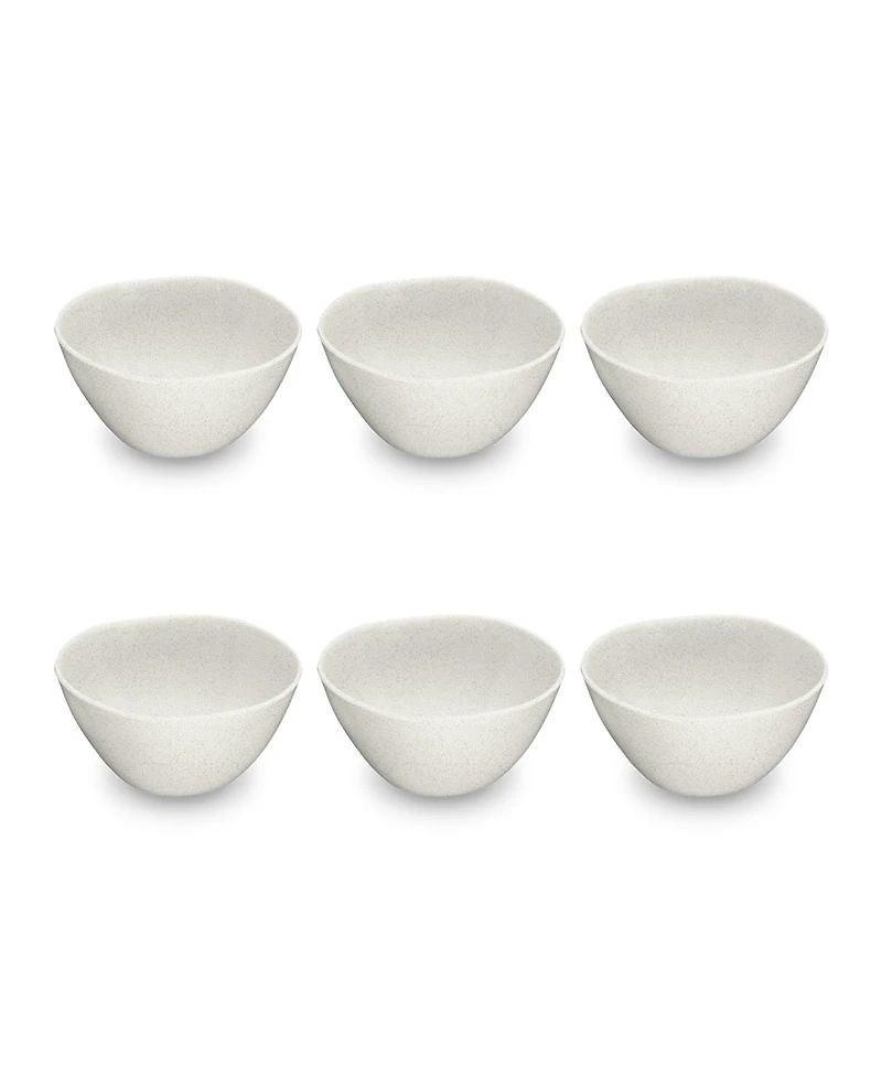 Abode Homewares 5.9" Wheat Pp 6-Piece Bowl Set