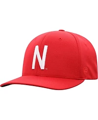 Men's Top of The World Scarlet Nebraska Huskers Reflex Logo Flex Hat