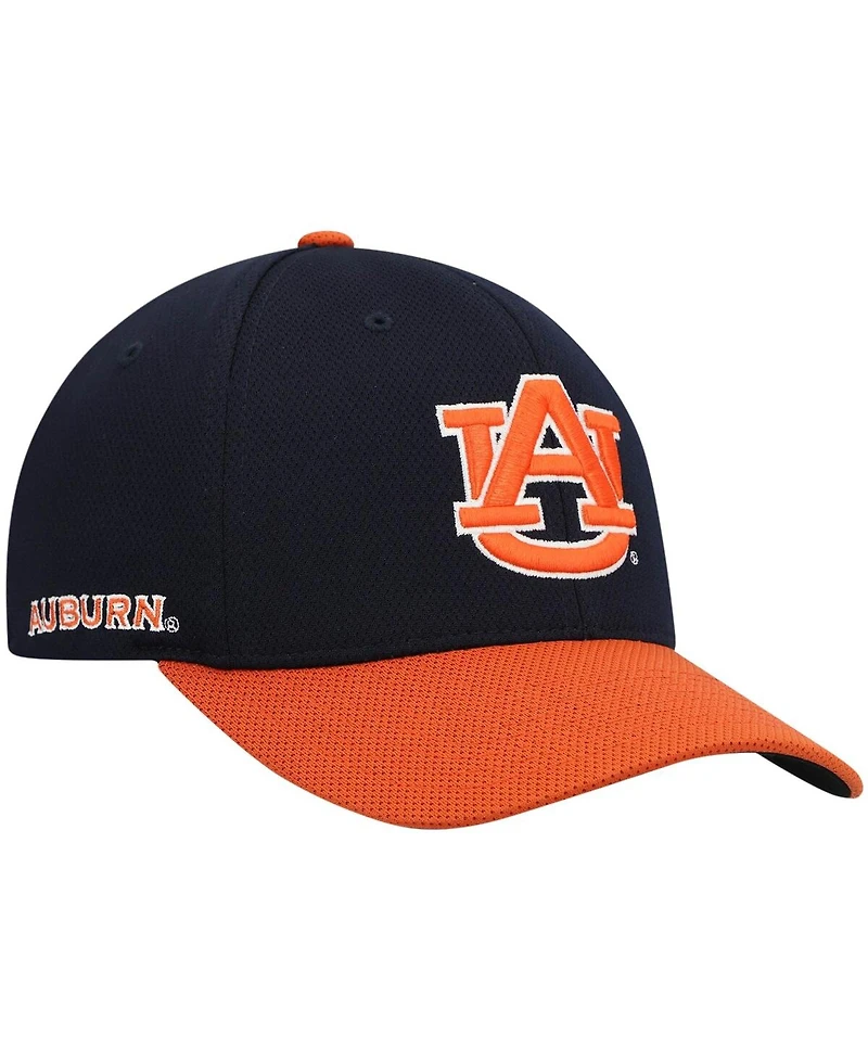 Men's Top of The World Navy, Orange Auburn Tigers Two-Tone Reflex Hybrid Tech Flex Hat