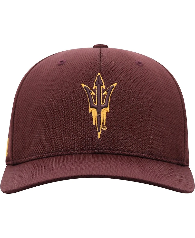 Men's Top of The World Maroon Arizona State Sun Devils Reflex Logo Flex Hat