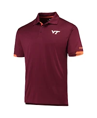 Men's Colosseum Maroon Virginia Tech Hokies Santry Polo Shirt