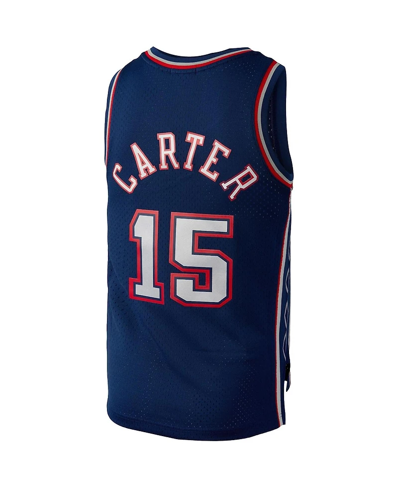 Women's Mitchell & Ness Vince Carter Navy New Jersey Nets Hardwood Classics 2006 Swingman
