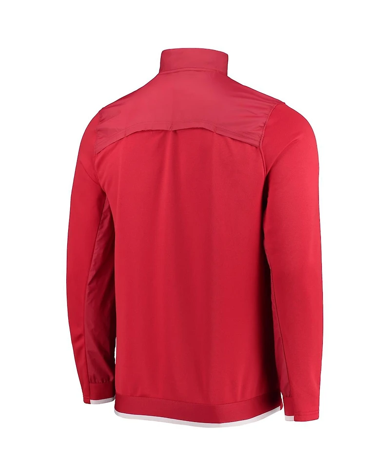 Men's Under Armour Red Wisconsin Badgers 2021 Sideline Command Full-Zip Jacket