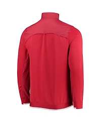 Men's Under Armour Red Wisconsin Badgers 2021 Sideline Command Full-Zip Jacket