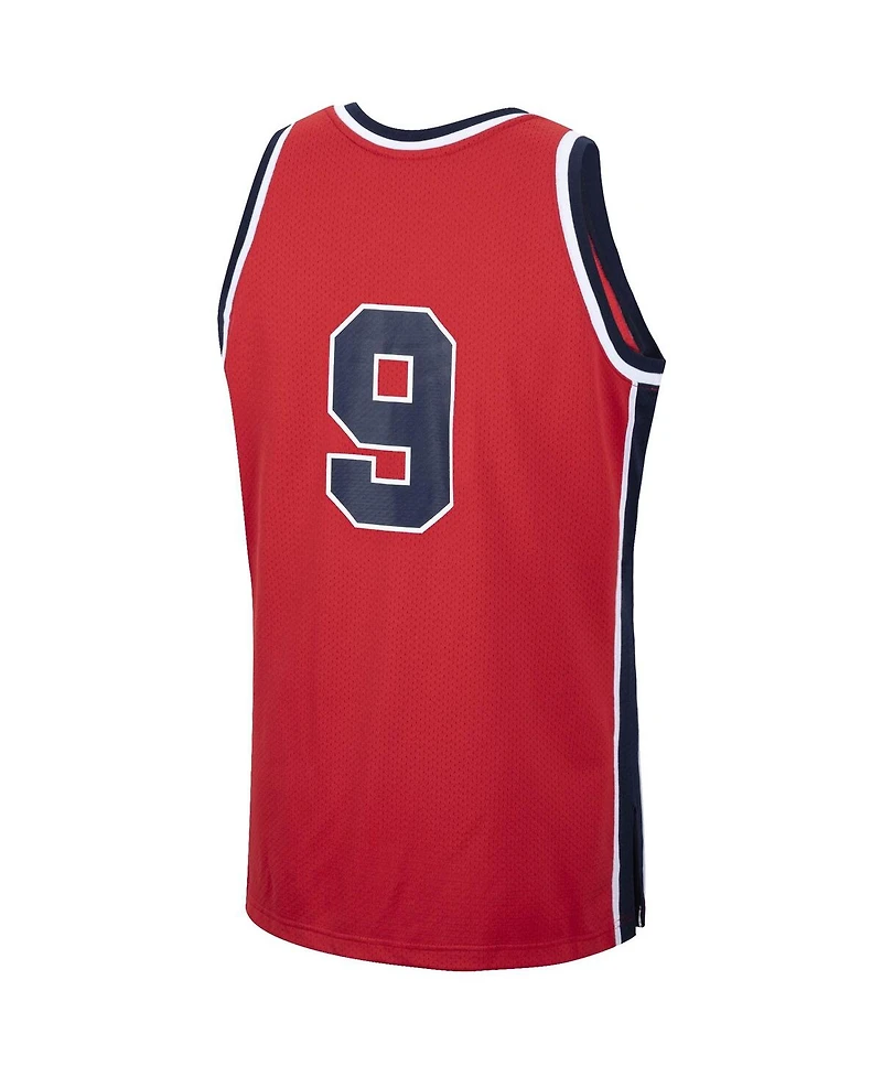 Men's Mitchell & Ness Michael Jordan Red Usa Basketball Authentic 1984 Jersey