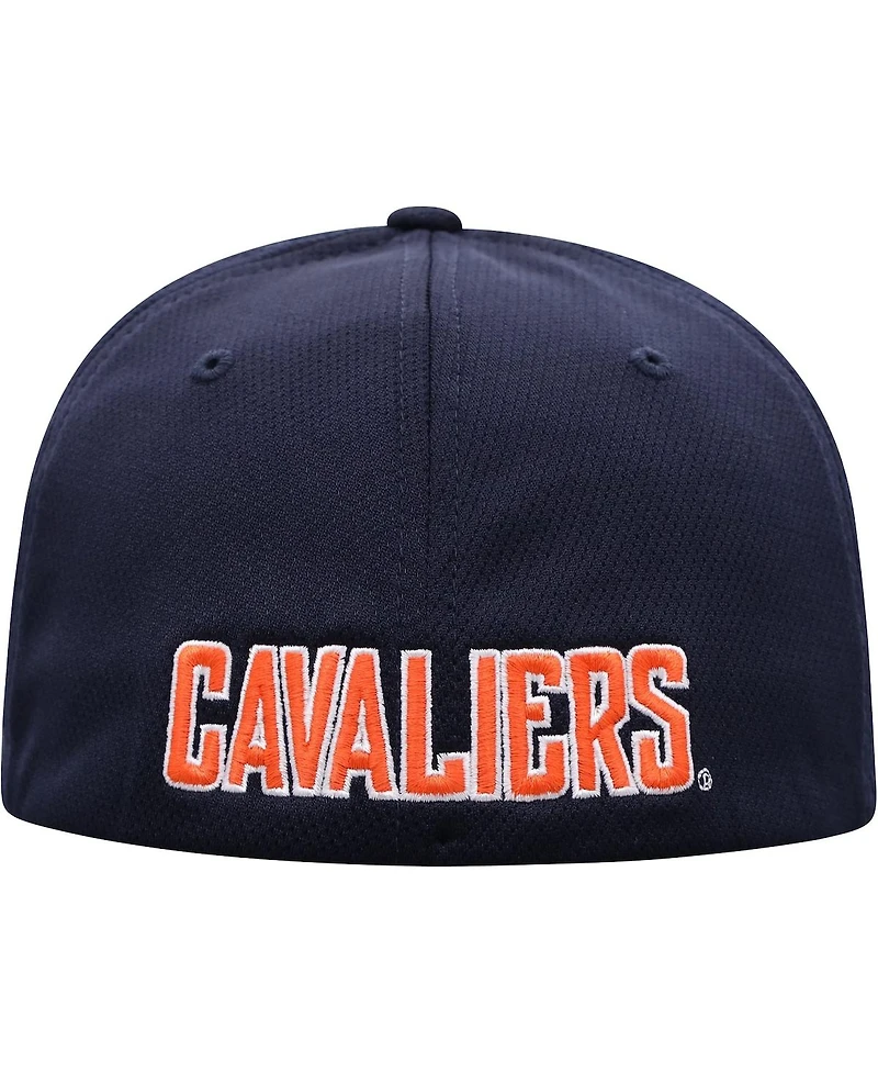Men's Top of The World Navy Virginia Cavaliers Reflex Logo Flex Hat