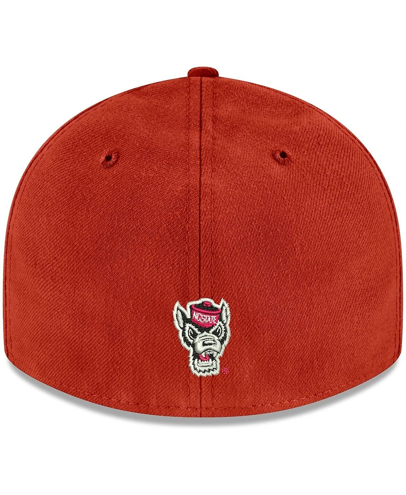 Men's New Era Red Nc State Wolfpack Basic Low Profile 59Fifty Fitted Hat