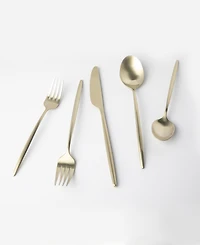 Cambridge Silversmiths Gaze Champagne Satin 20-Piece Flatware Set, Service for 4