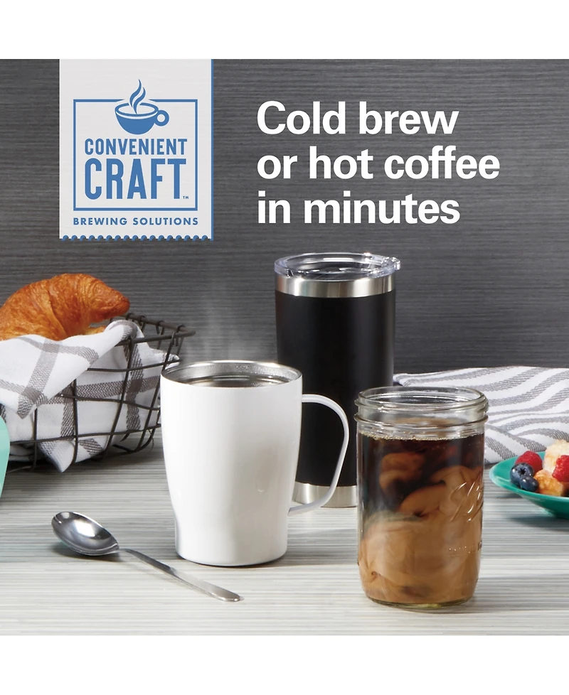 Hamilton Beach Convenient Craft Single-Serve Rapid Cold Brew & Hot Coffee Maker