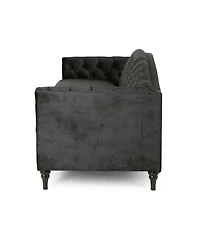 Antoine Traditional Button Tufted 3 Seater Sofa