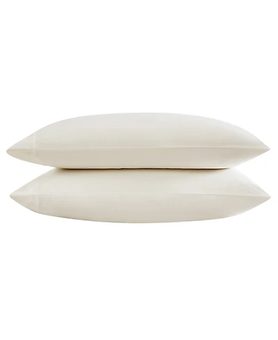 Vera Wang Solid 800 Thread Count Cotton Sateen Pillowcase Pair, Queen