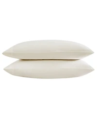 Vera Wang Solid 800 Thread Count Cotton Sateen Pillowcase Pair, Queen