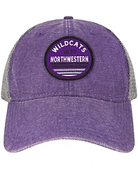 Men's Purple Northwestern Wildcats Sunset Dashboard Trucker Snapback Hat