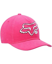 Men's Pink Fox Racing Brushed Snapback Hat