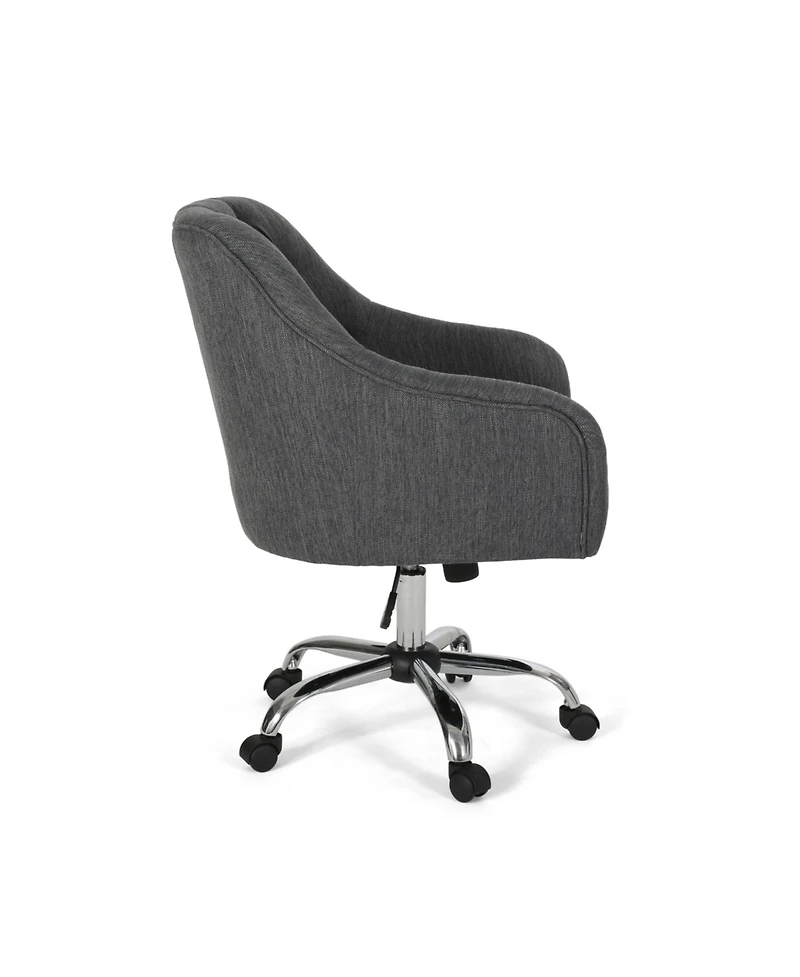 Barbour Tufted Home Office Chair with Swivel Base