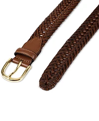 Club Room Men's Hand-Laced Braided Belt, Created for Macy's