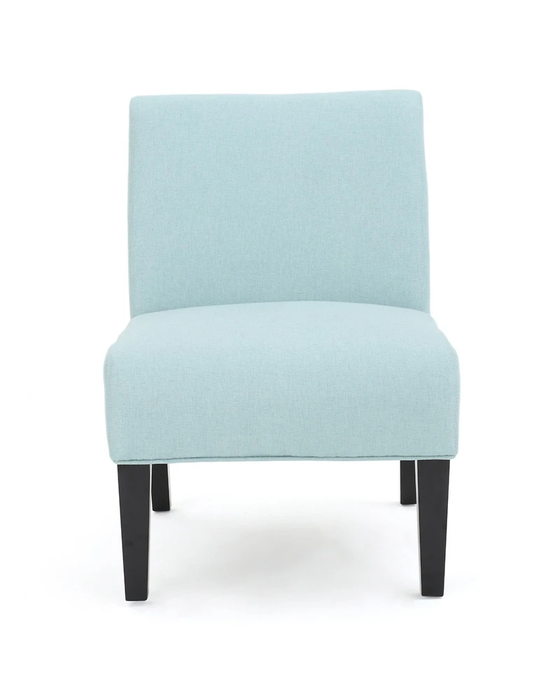 Kassi Contemporary Fabric Slipper Accent Chair