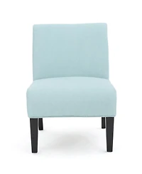 Kassi Contemporary Fabric Slipper Accent Chair
