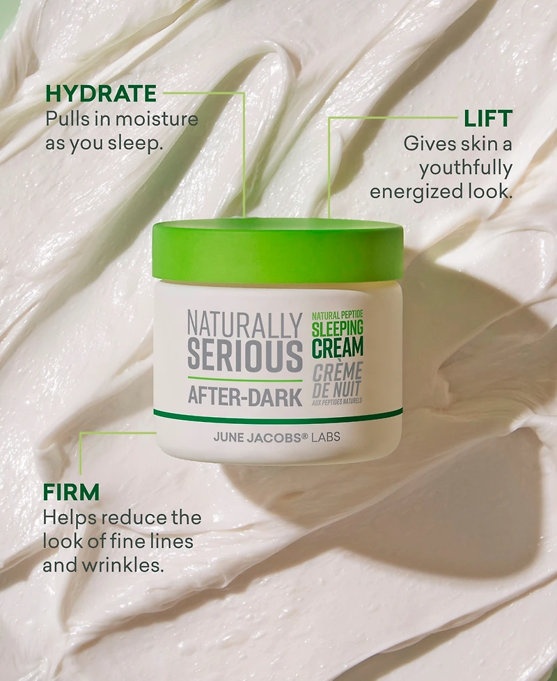 Naturally Serious After-Dark Natural Peptide Sleeping Cream