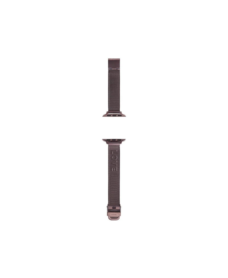 Fossil Purple Stainless Steel Mesh Band for Apple Watch, 38, 40, 41mm
