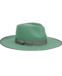 Angela & William Women's Wide Brim Felt Rancher Fedora Hat