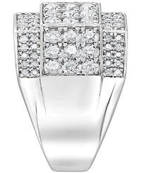 Men's Diamond Multi-Cluster Ring (3 ct. t.w.) 10k Yellow, White or Rose Gold