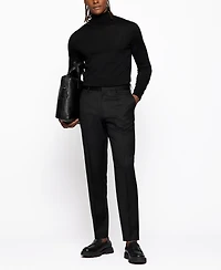 Boss by Hugo Men's Virgin-Wool Serge Slim-Fit Pants